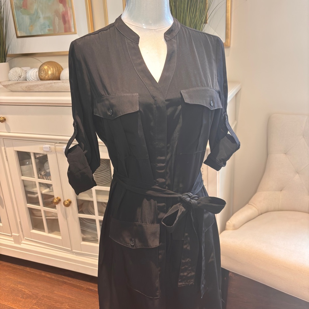 Express Classic Black Shirt Dress